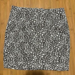 Free people leopard skirt, high wasted